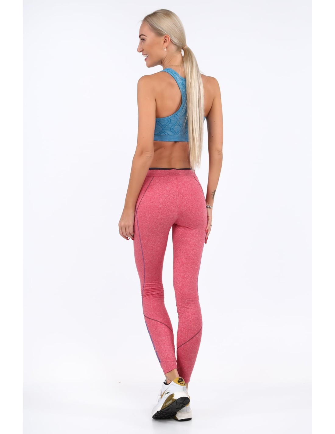 Rote isolierte Sportleggings MR13028 – Online-Shop – Boutique